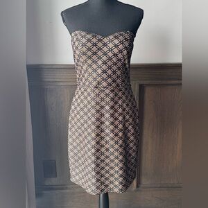 Maurices Women’s Black and gold Cocktail Dress Size 9/10 Sparkly Strapless